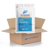 FLYGiene Sneaker Cleaning Wipes – Pack of 10 Individually Wrapped Shoe Wipes for Quick & Easy Stain Removal