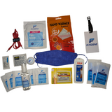 Dramamine Advil Band Aid Toilet Seat Covers Sanitizing Wipes
