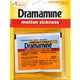 Dramamine Advil Band Aid Toilet Seat Covers Sanitizing Wipes