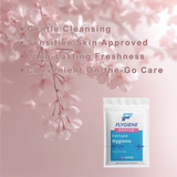 FLYGiene Female Hygiene Wipes - pH-Balanced Cleansing Wipes with Chamomile & Aloe - Travel-Friendly, Individually Wrapped for Freshness & Intimate Care (10-Count)