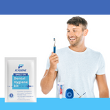 FLYGiene Travel Dental Hygiene Kit – Portable Toothbrush, Toothpaste, Floss & Interdental Picks for On-the-Go Oral Care – Fresh Breath & Clean Teeth Anytime, Anywhere