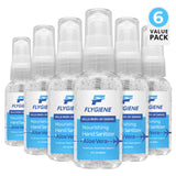 Travel Size Nourishing Hand Sanitizer Gel + Aloe Vera (2 oz) | 6 Pack