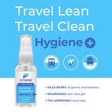 Travel Size Nourishing Hand Sanitizer Gel + Aloe Vera (2 oz)