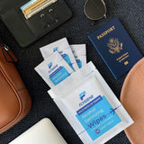 Travel Sanitizing Wipes | 20 Count (2 Packs of 10)