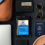 Travel Face Mask | Disposable | 5 Count (1 Pack of 5) | Black