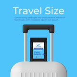 Travel Face Mask | Disposable | 5 Count (1 Pack of 5) | Black