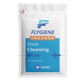 FLYGiene Sneaker Cleaning Wipes – Pack of 10 Individually Wrapped Shoe Wipes for Quick & Easy Stain Removal