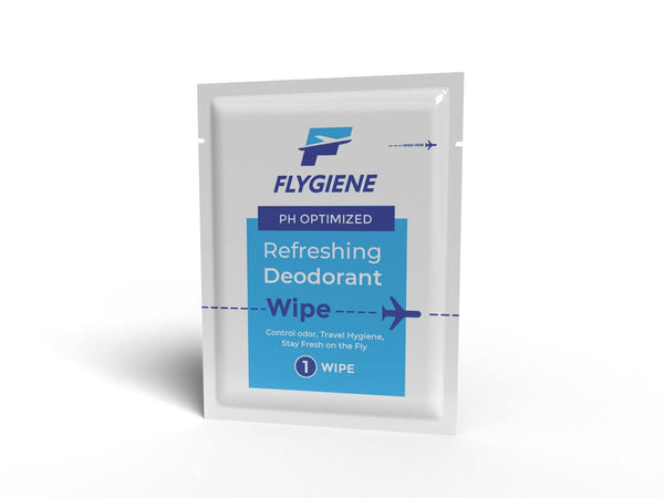 Deodorant Wipes - Individually Wrapped Antiperspirant Body Wipes