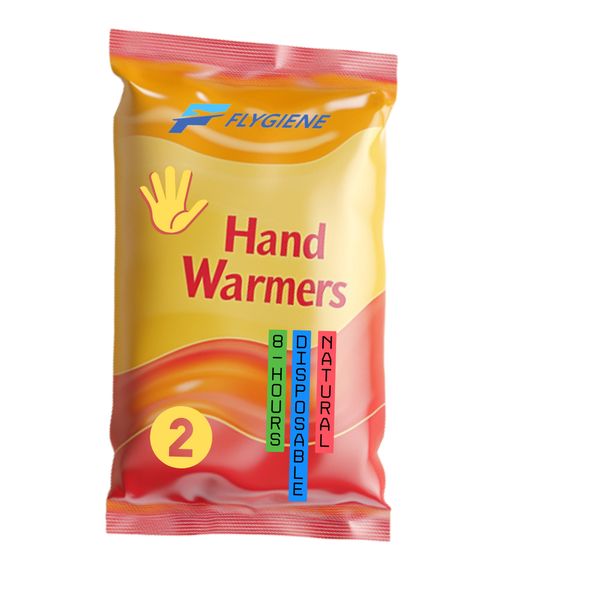 Air-Activated Hand Warmers, Disposable 10 Pair Pack