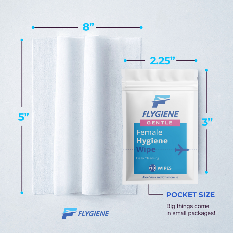 female hygiene wipes 10 Counts