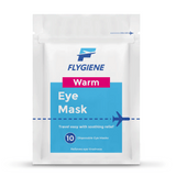 FLYGiene Self-Heating Warm Eye Mask – Soothing Steam Mask for Dry Eyes, Relaxation & Sleep – Disposable, Travel-Friendly Spa Therapy