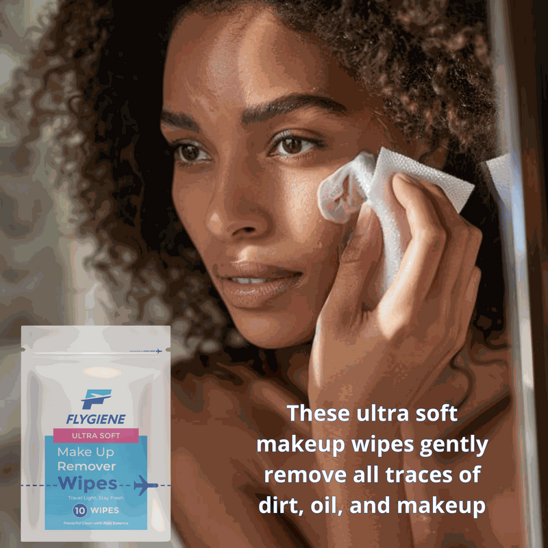 Ultra Soft Makeup Remover Wipes - Disposable Individually Wrapped - Pack