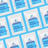 Travel Size Disposable Face Mask | 25 Count (5 Packs of 5)