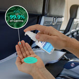 Travel Size Nourishing Hand Sanitizer Gel + Aloe Vera (2 oz) | 6 Pack